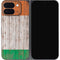Ireland Flag Dark Wood Google Pixel 9 Pro Fold Skin